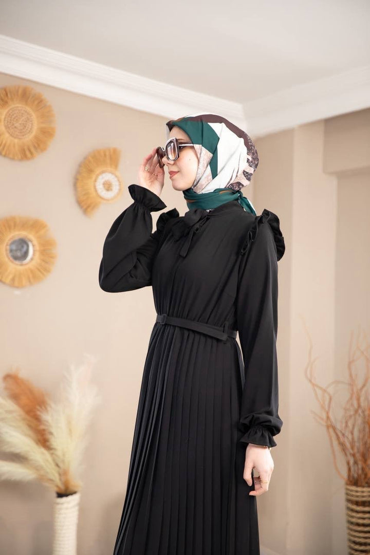 فستان دُرّة لون أسود - Lavia