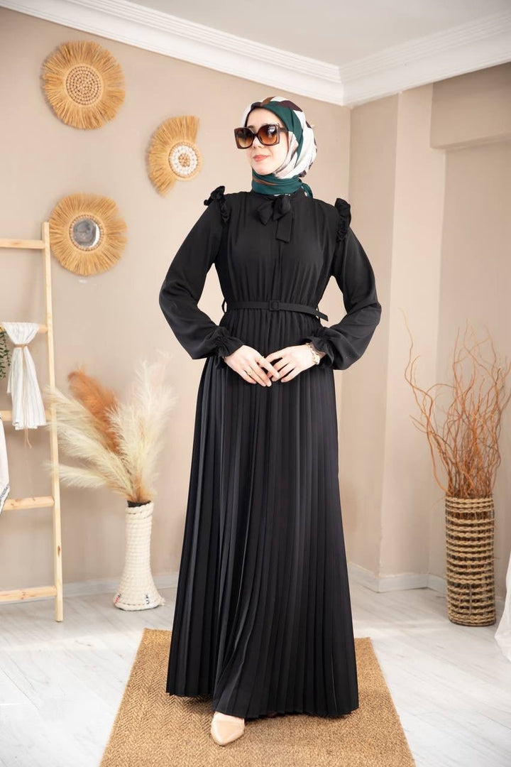 فستان دُرّة لون أسود - Lavia