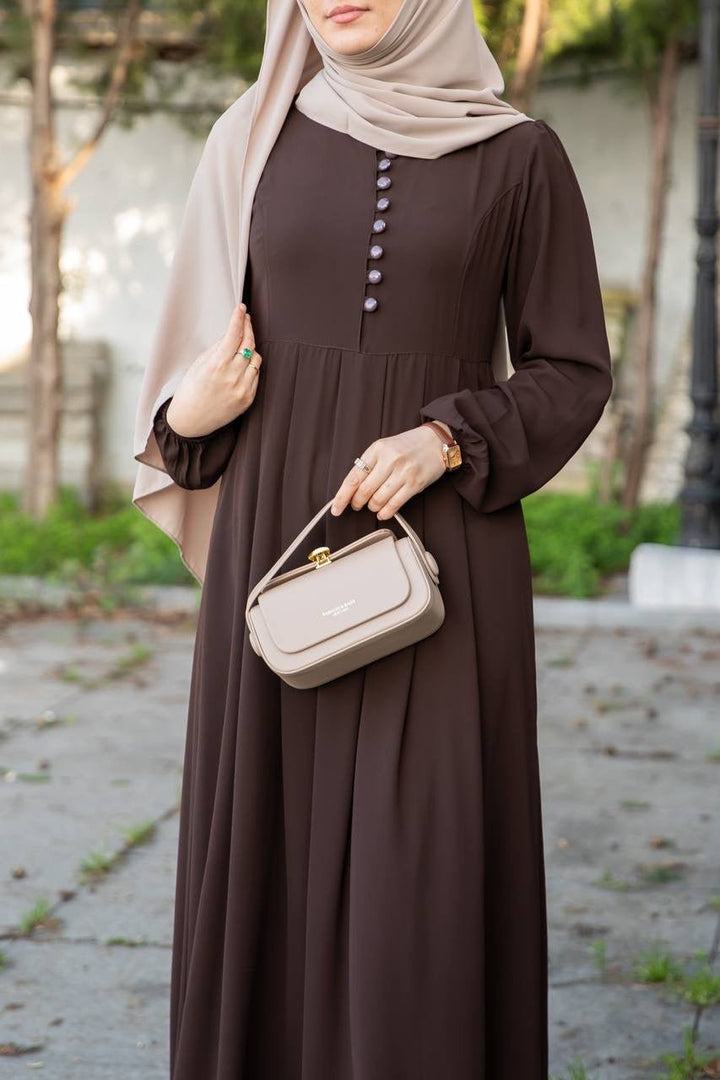 فستان جوري لون بني - Lavia
