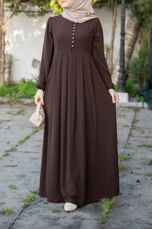 فستان جوري لون بني - Lavia
