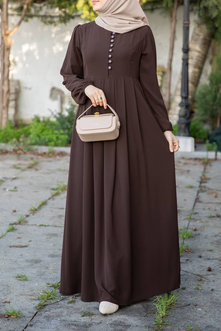 فستان جوري لون بني - Lavia