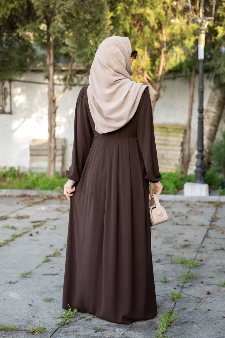فستان جوري لون بني - Lavia