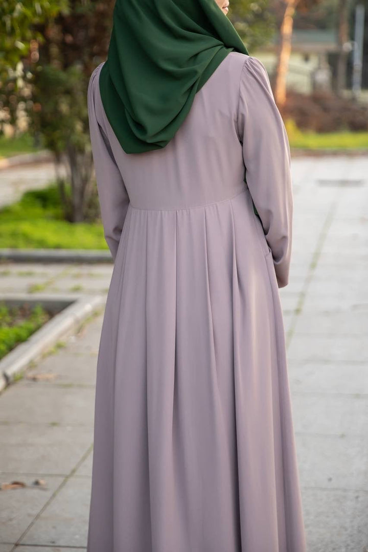 فستان جوري لون حنطي - Lavia