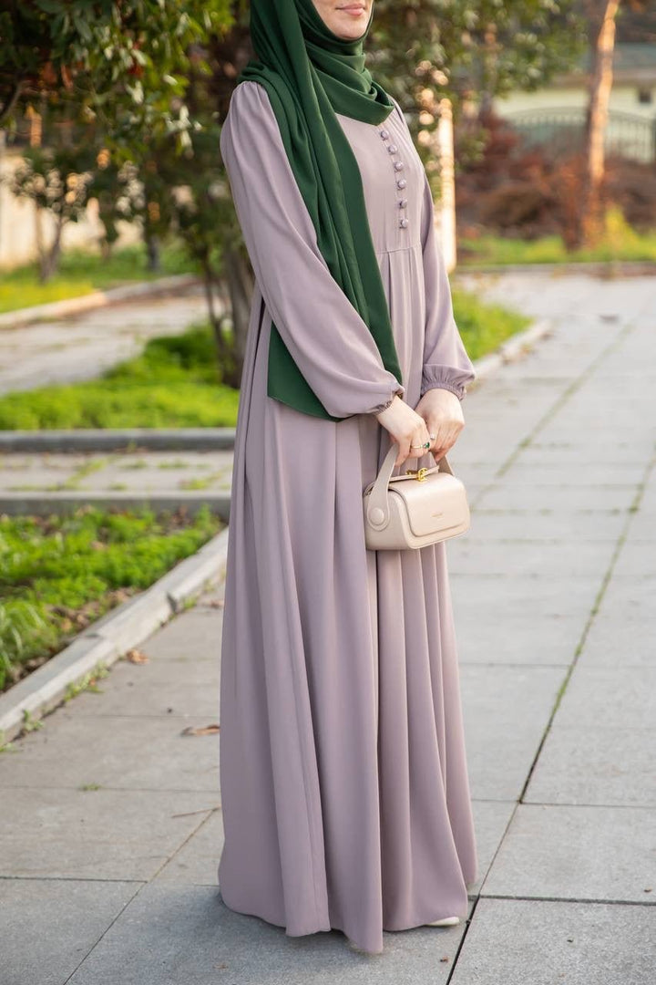 فستان جوري لون حنطي - Lavia