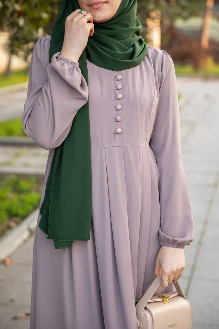فستان جوري لون حنطي - Lavia