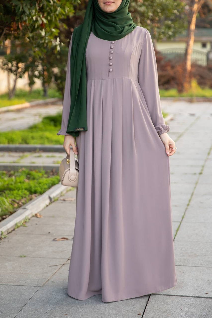 فستان جوري لون حنطي - Lavia