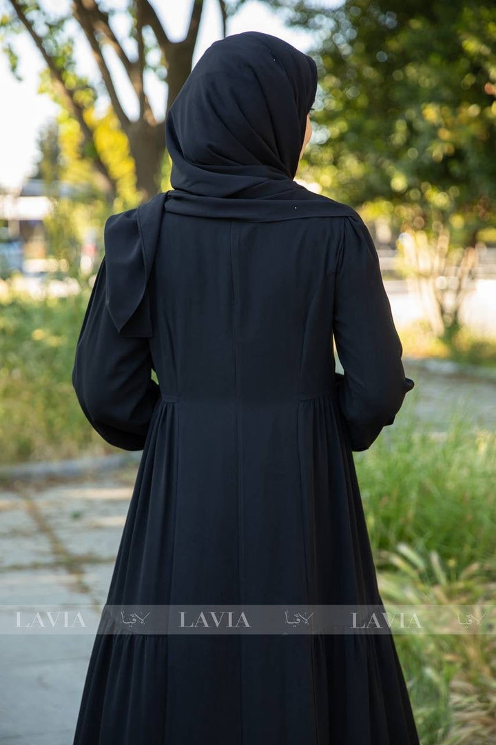فستان خاشعة لون اسود 📿🧕 - Lavia