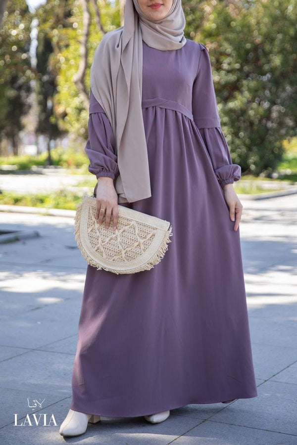 فستان ليان ربيعي 🌸 لون نهدي - Lavia