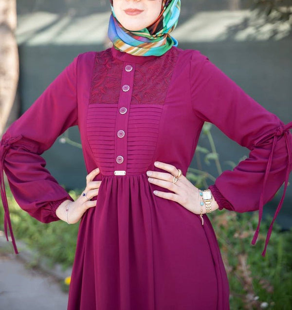 فستان مودة لون فوشيا - Lavia