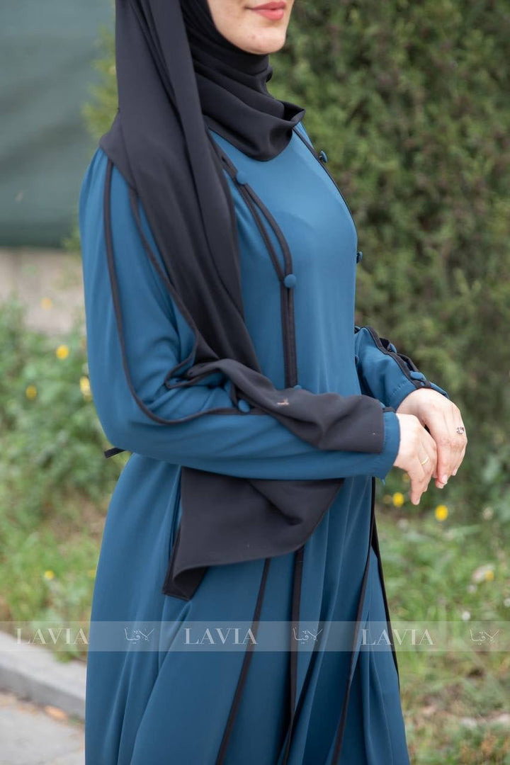 فستان وقار بترولي - Lavia