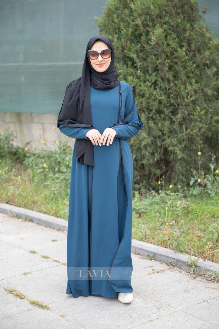 فستان وقار بترولي - Lavia