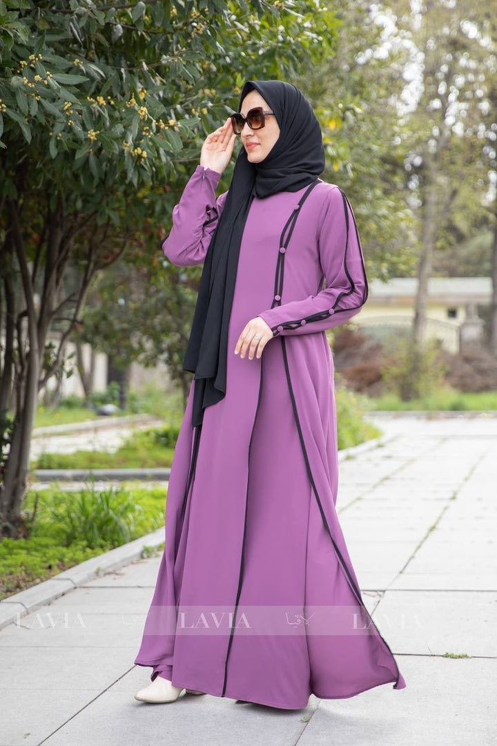 فستان وقار ليلكي - Lavia