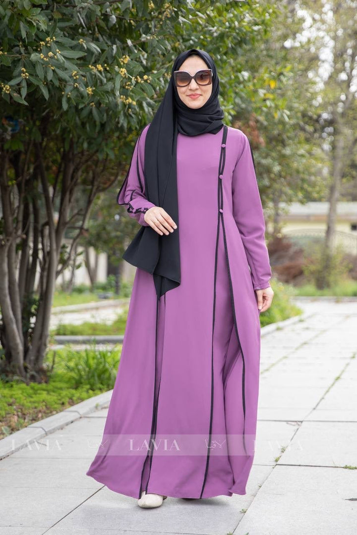 فستان وقار ليلكي - Lavia