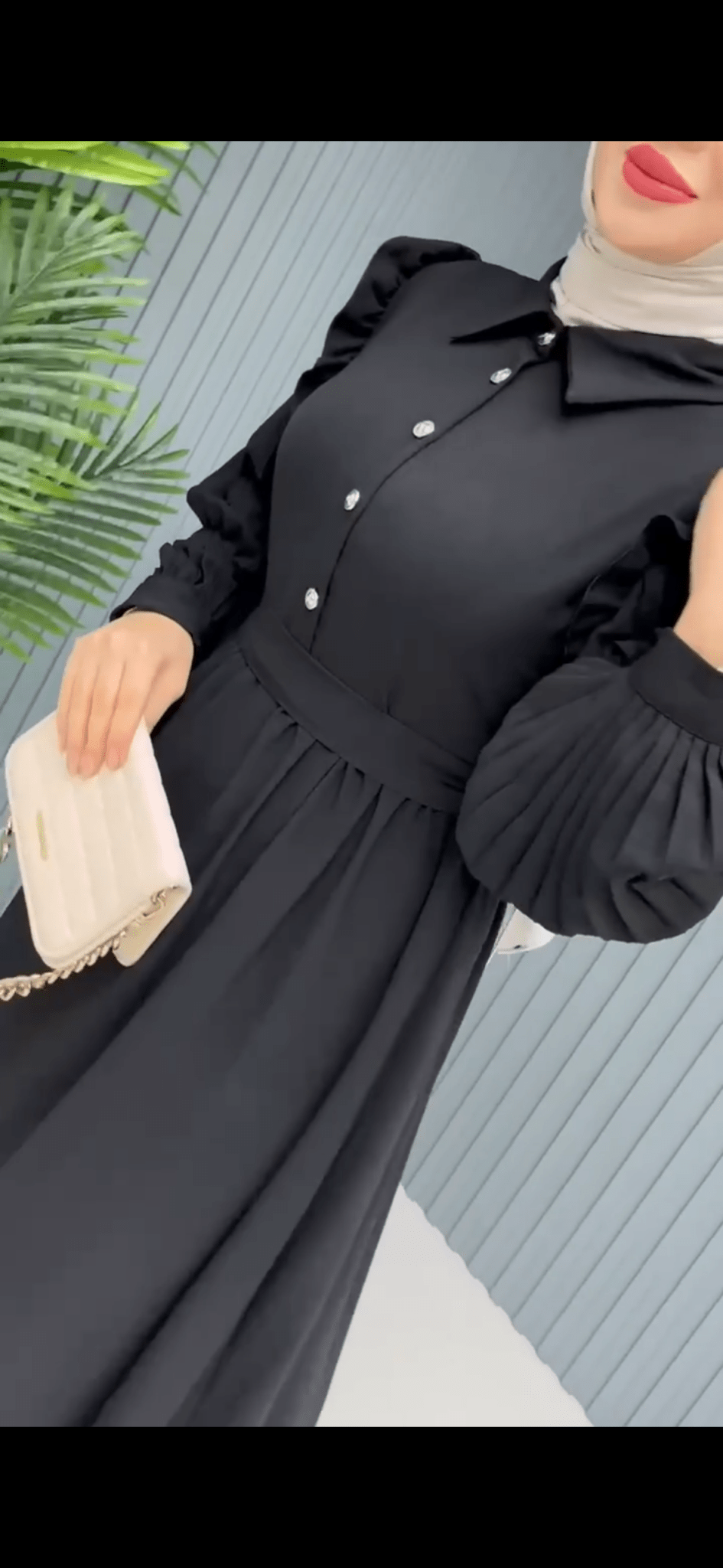 فستان شذى لون اسود - Lavia