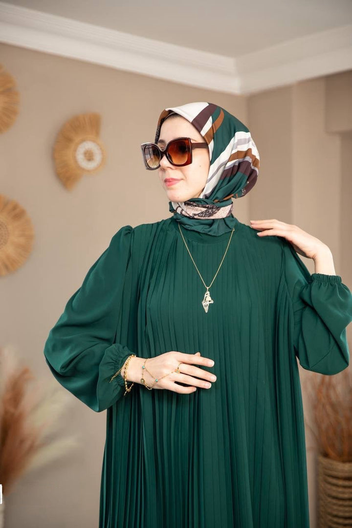 فستان ياقوت لون اخضر - Lavia