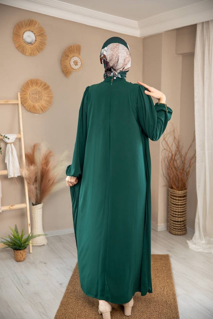 فستان ياقوت لون اخضر - Lavia