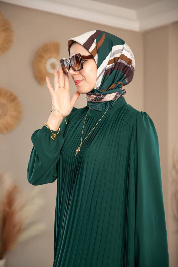 فستان ياقوت لون اخضر - Lavia