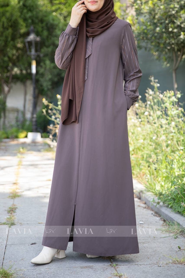 جلباب سيرة لون نود - Lavia