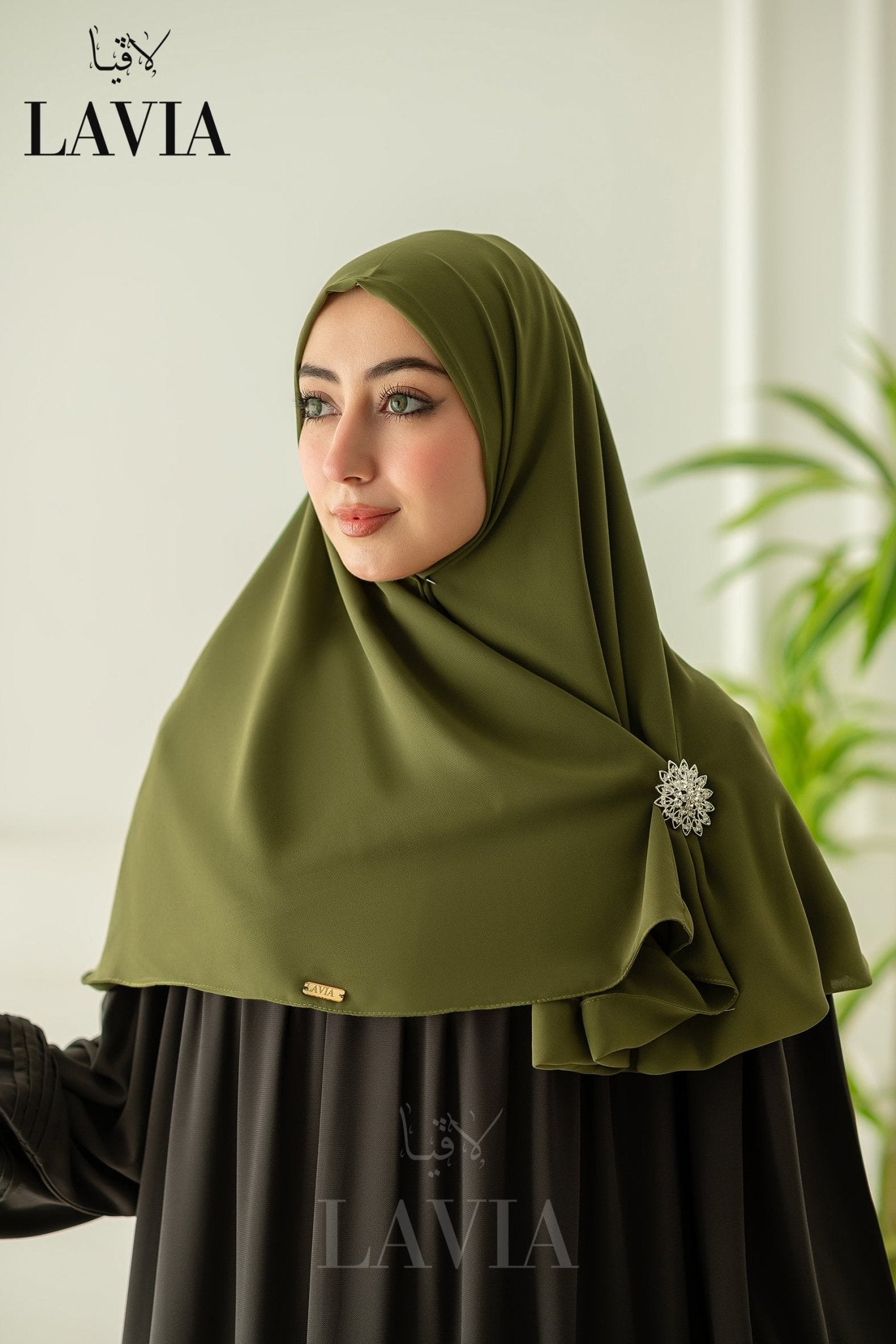 لون زيتي فاتح - Lavia
