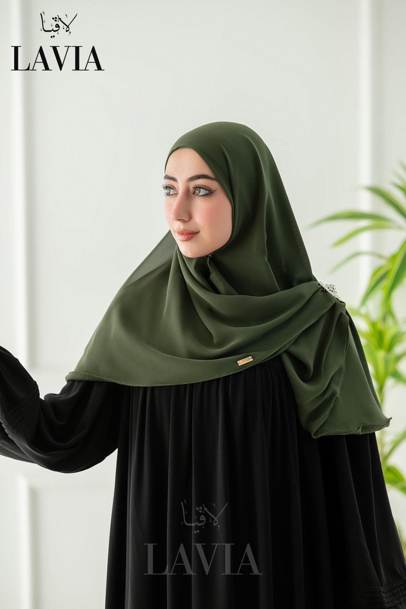 لون زيتي غامق - Lavia