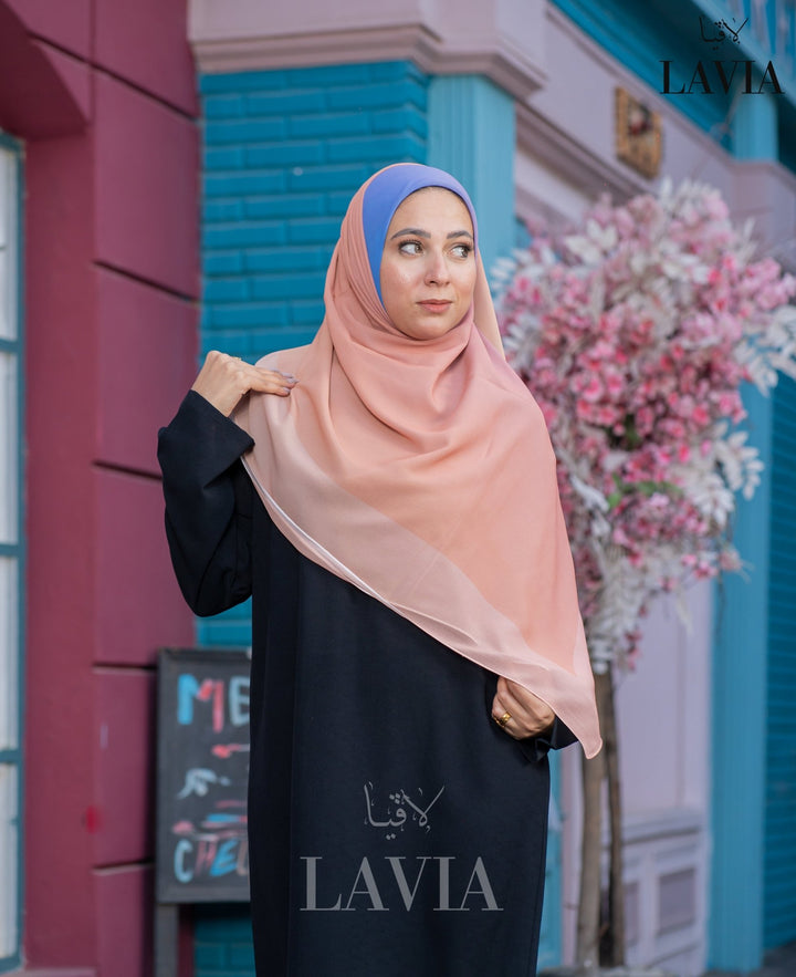 🖤 خمار ماليزي فاخر من جورجيت مطبوع – إصدار 2025 🖤 - Lavia