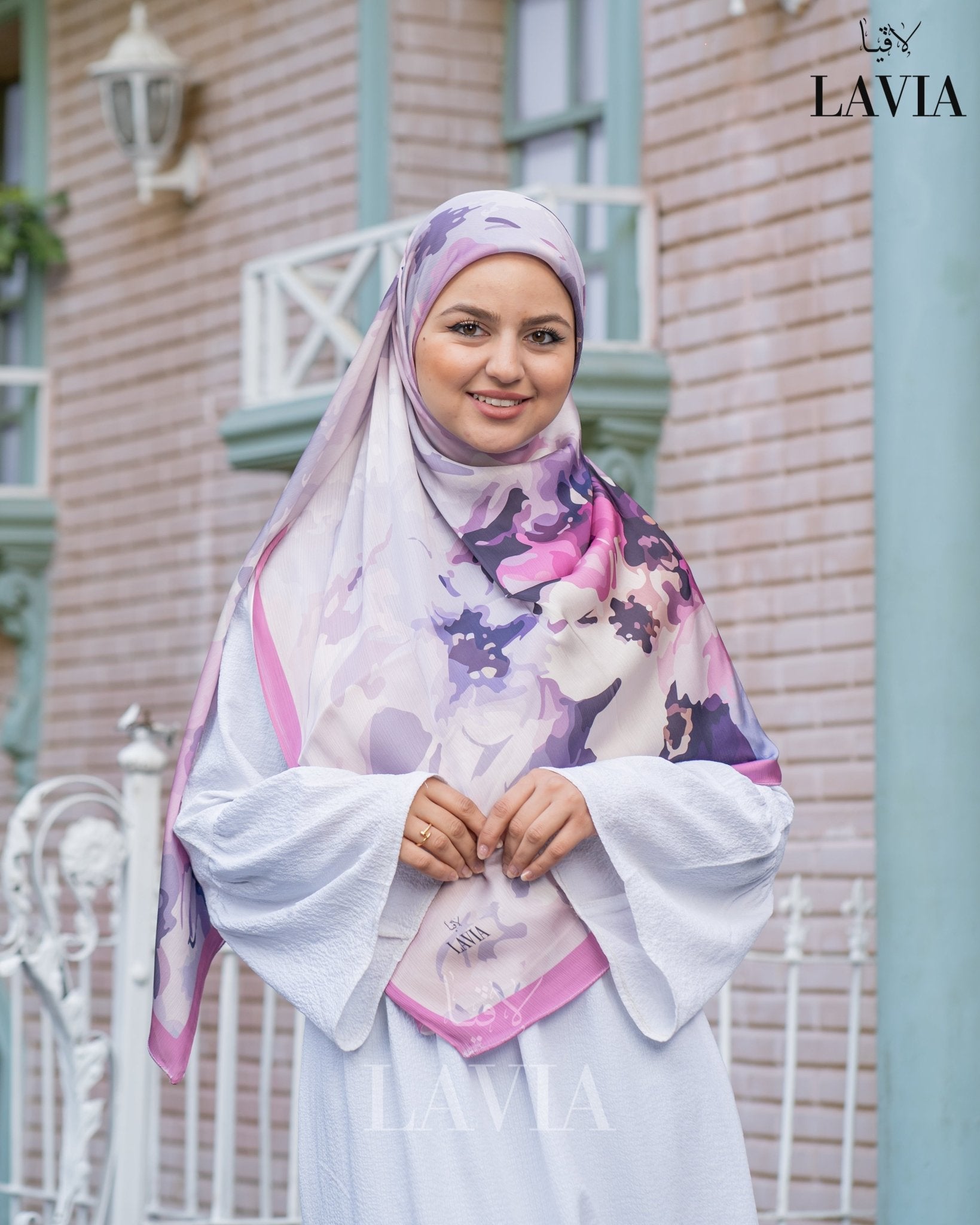خمار ماليزي حرير ساتان فخم - Lavia