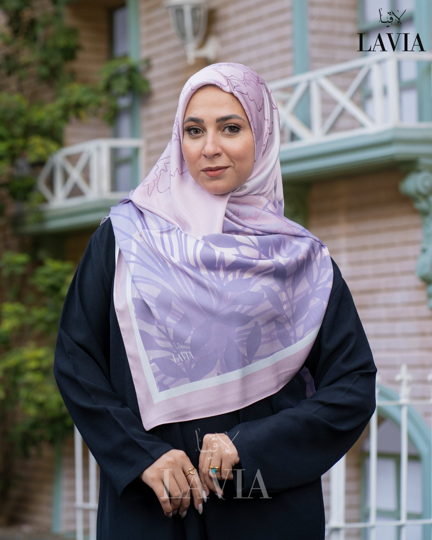 خمار ماليزي حرير ساتان فخم - Lavia