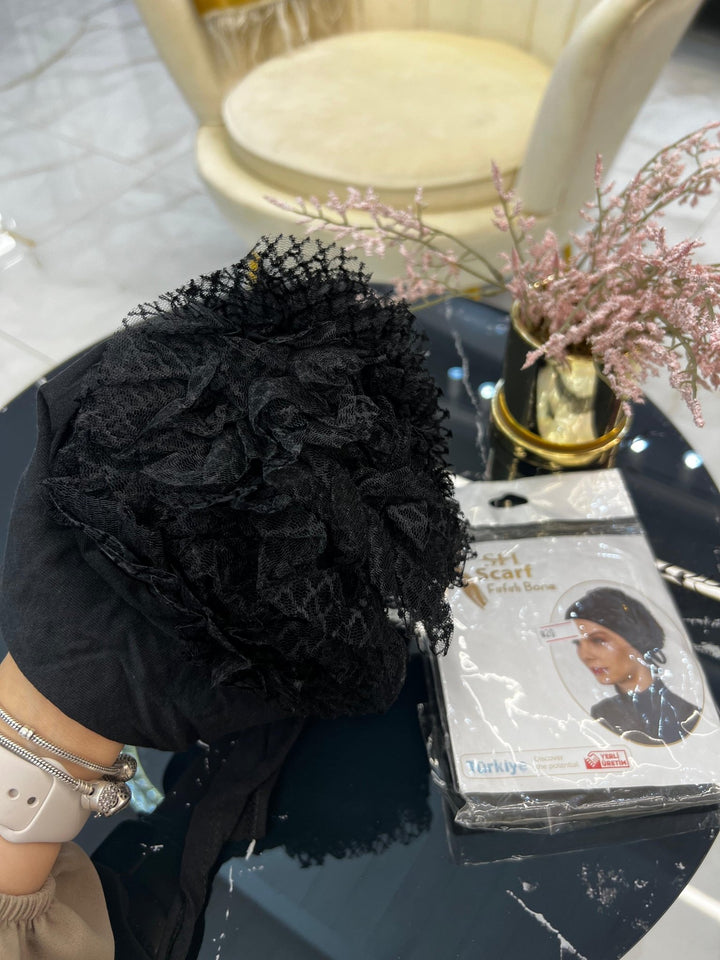 قمطة نفخ ناعم مميزة لون اسود - Lavia