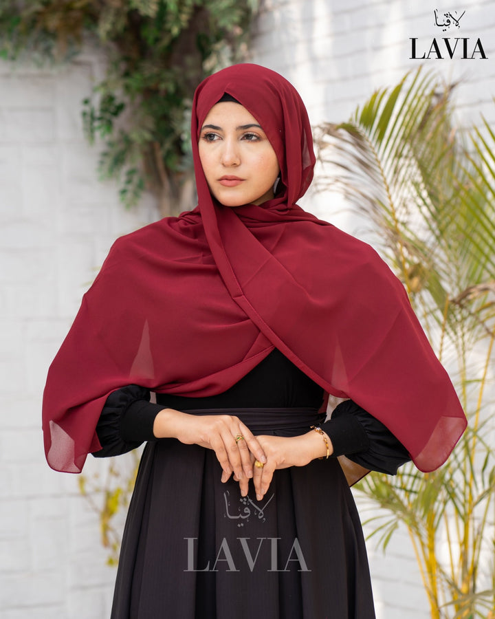 شال جورجيت لون بوردو - Lavia