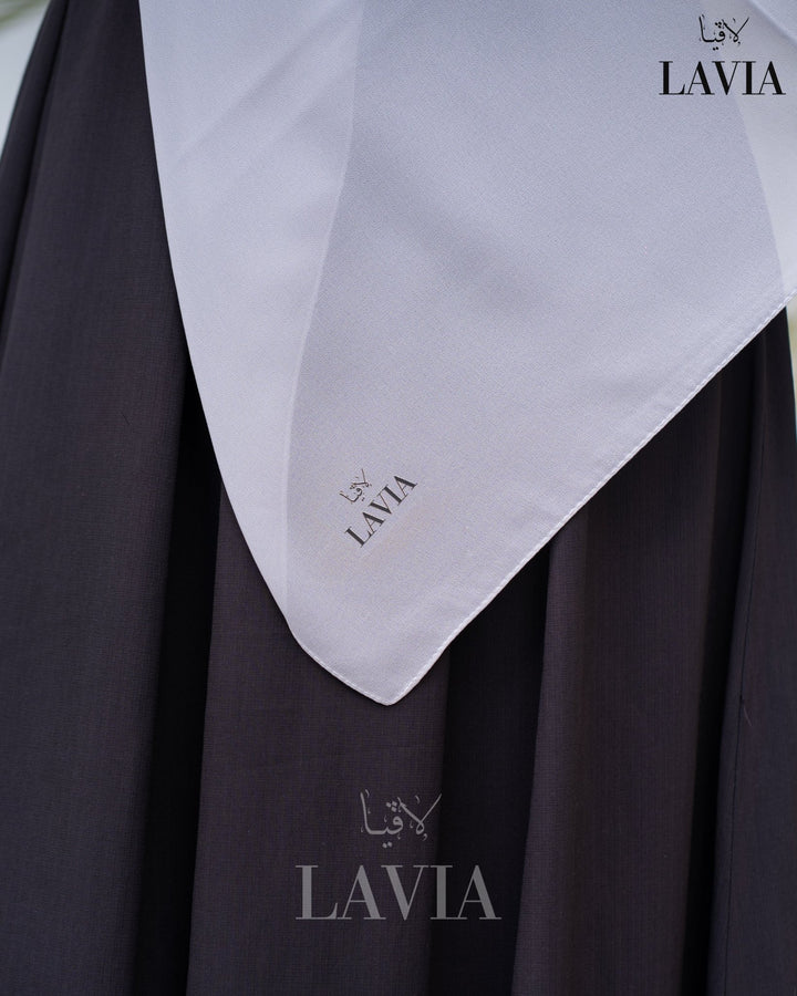 شال جورجيت لون رمادي - Lavia