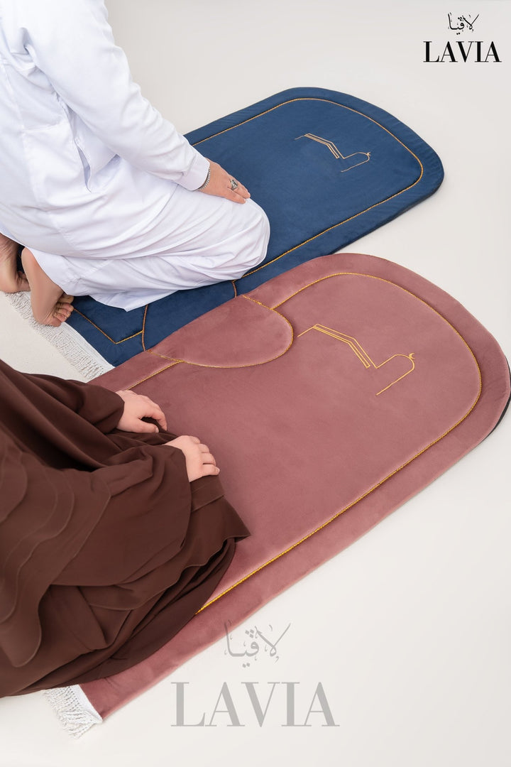 سجاد صلاة فاخر للأزواج جودة عالية(كابلز) مع شنتة - Lavia