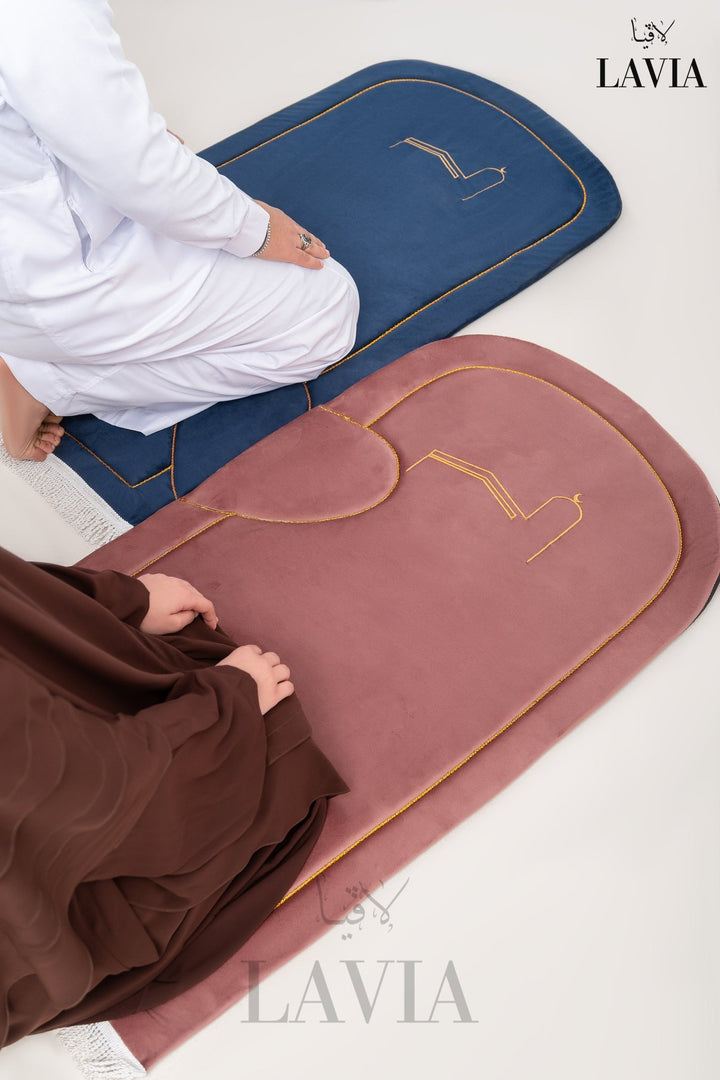 سجاد صلاة فاخر للأزواج جودة عالية(كابلز) مع شنتة - Lavia