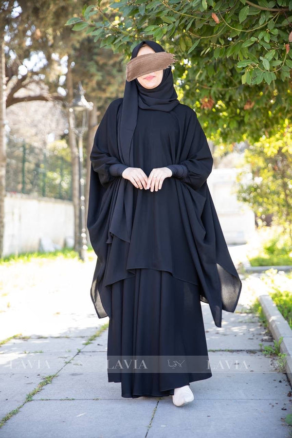 طقم تنورة الأميرات 👑 لون اسود - Lavia