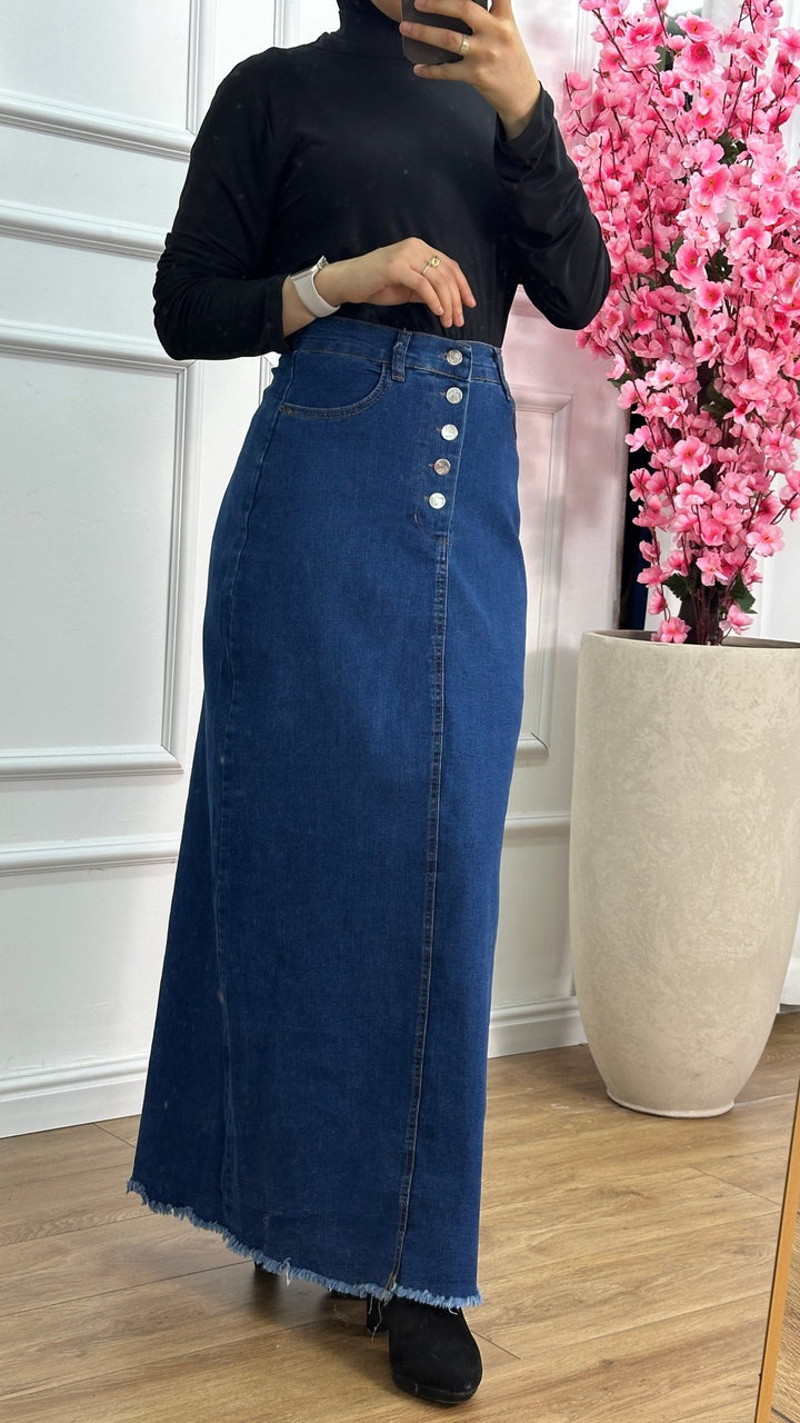 تنوره جينز ازرق غامق - Lavia